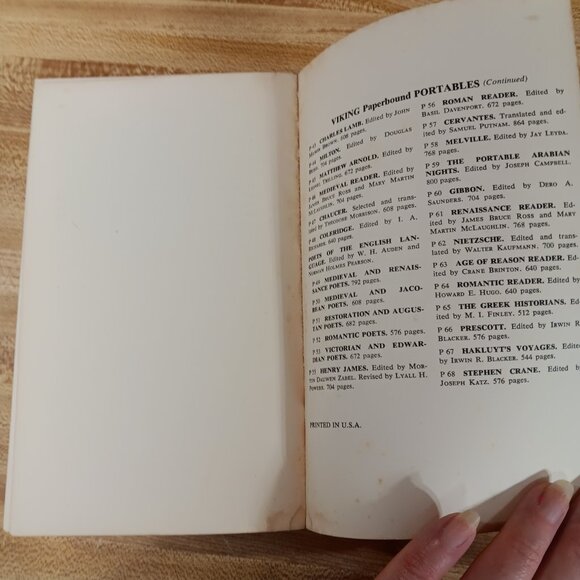 The Portable Steinbeck by John Steinbeck Paperback Book Viking Press P2 Vtg 1970 - Picture 11 of 12